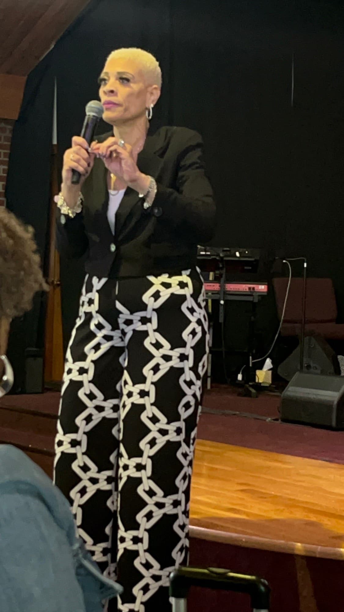 Dr. Rhonda Sneed ministering at Kingdom Celebration Center Houston