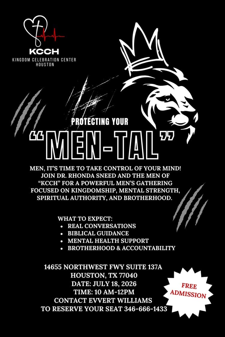 Protecting Your “MEN-TAL” — event flyer