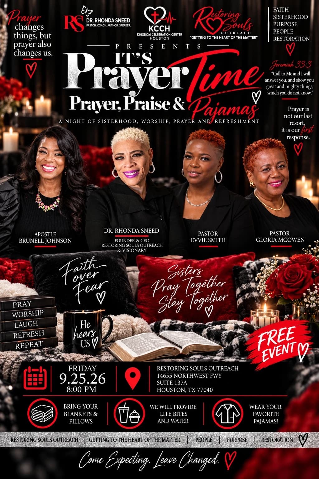 It’s Prayer Time — event flyer