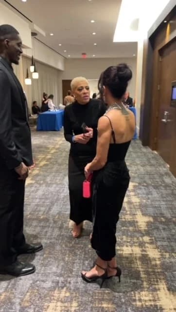 Dr. Rhonda Sneed in one-on-one conversation